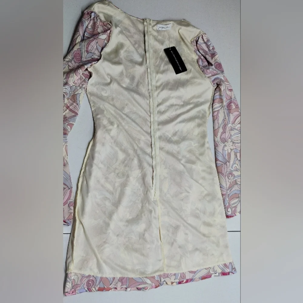 NWT South Moon Under Midi Dress Fit & Flared Sz M Floral Pinks 70's Style I-4 - Picture 9 of 12